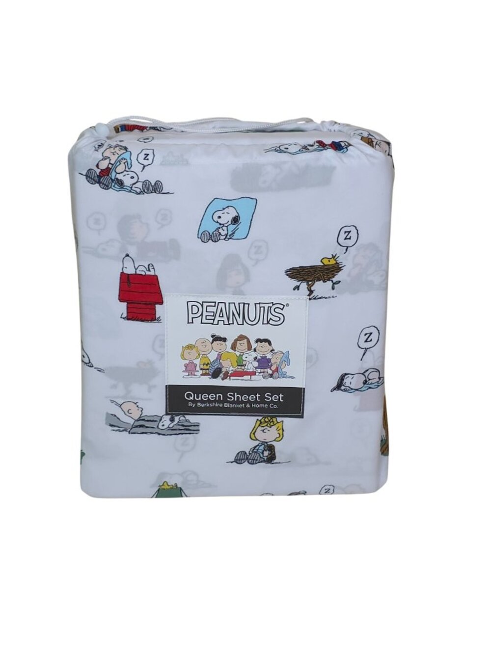 Peanuts Queen Sheet Set By Berkshire Fun Snoopy & Friends Soft Durable Polyester